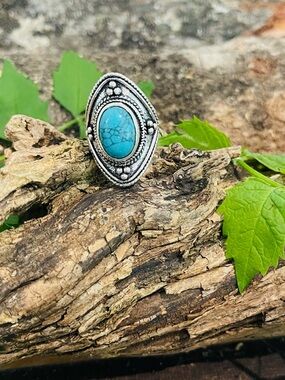 Turquoise 925 Sterling Silver Ring
